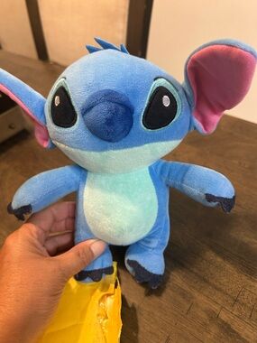 Blue Stitch-Inspired Plush Toy - Soft Kids Stuffed Animal